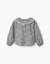 Chemise en coton à motif vichy avec imprimé floral Bleu foncé 2 - vertbaudet enfant 