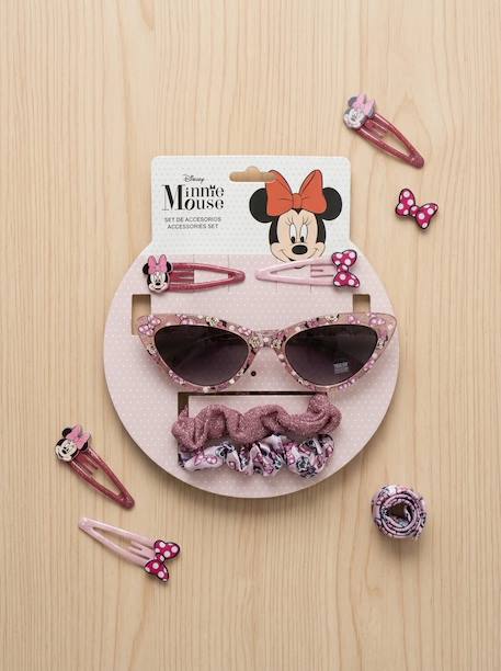 Ensemble d'accessoires minnie mouse enfant - lunettes, pinces et épingles Rose 2 - vertbaudet enfant 