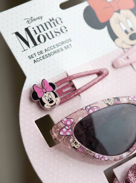 Ensemble d'accessoires minnie mouse enfant - lunettes, pinces et épingles Rose 4 - vertbaudet enfant 