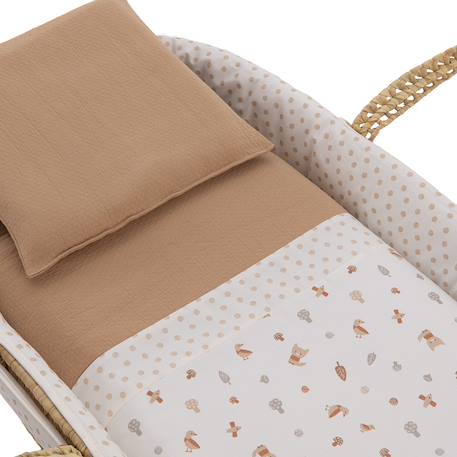 Couffin matelasse + support en bois Beige 4 - vertbaudet enfant 