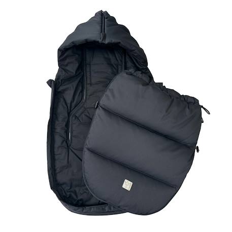 Chancelière pour siège auto bébé LITTLE DOWWNY anthracite+noir 10 - vertbaudet enfant 