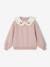 Sweat col claudine rose pâle 1 - vertbaudet enfant 