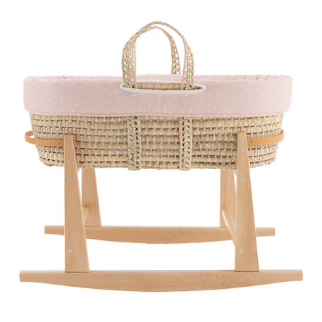 Couffin matelasse + support en bois Rose 3 - vertbaudet enfant 