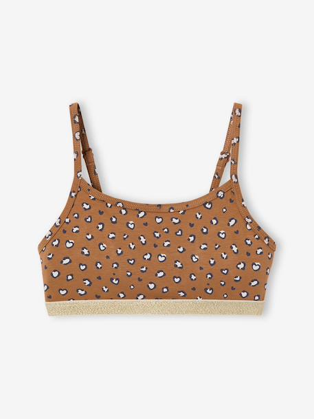 Lot de 2 brassières fille beige 2 - vertbaudet enfant 