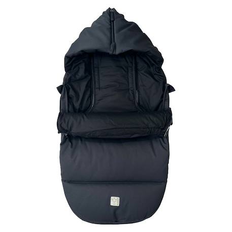 Chancelière pour siège auto bébé LITTLE DOWWNY anthracite+noir 7 - vertbaudet enfant 