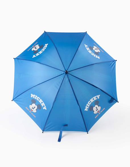 Parapluie automatique avec imprimé mickey Bleu 2 - vertbaudet enfant 