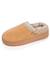 Chaussons mules suédine à semelle compensé de 3,5 cm, confort Camel+Ivoire 6 - vertbaudet enfant 