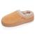 Chaussons mules suédine à semelle compensé de 3,5 cm, confort Camel+Ivoire 1 - vertbaudet enfant 