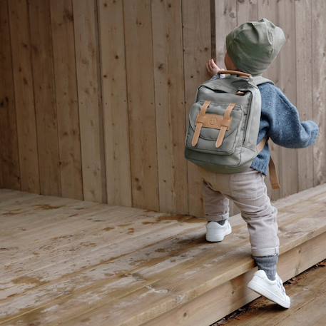 Sac à dos mini hazy jade Gris, marron 4 - vertbaudet enfant 
