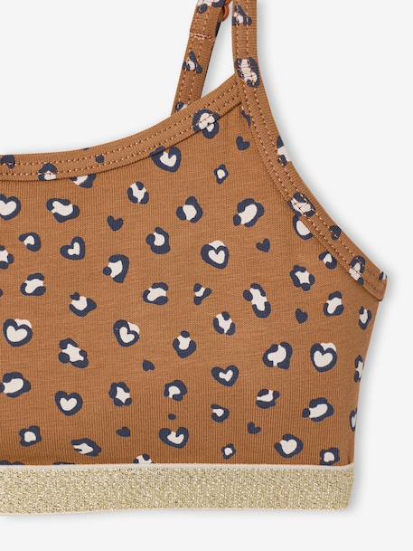 Lot de 2 brassières fille beige 6 - vertbaudet enfant 