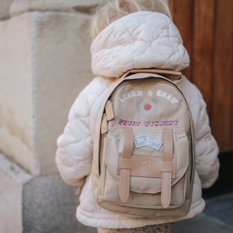 Sac à dos mini learn & grow Marron, rouge, blanc 4 - vertbaudet enfant 