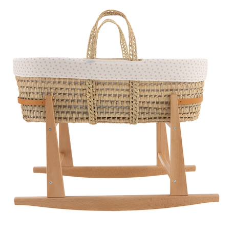 Couffin matelasse + support en bois Beige 3 - vertbaudet enfant 