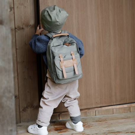 Sac à dos mini hazy jade Gris, marron 3 - vertbaudet enfant 