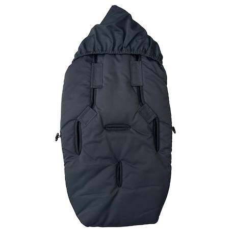 Chancelière pour siège auto bébé LITTLE DOWWNY anthracite+noir 9 - vertbaudet enfant 