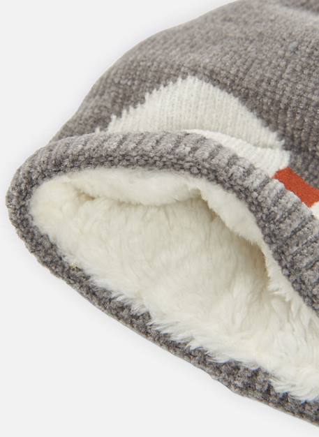 Bonnet avec design pingouin Gris 3 - vertbaudet enfant 