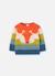 Pull garçon imprimé renard rayé Orange 2 - vertbaudet enfant 