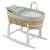 Couffin matelasse + support en bois Green/white+Grey/white 2 - vertbaudet enfant 