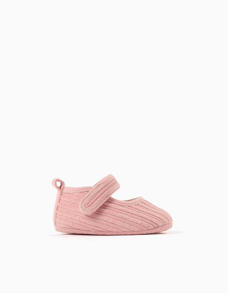 Babies pré-marche avec fermeture à scratch Rose 2 - vertbaudet enfant 