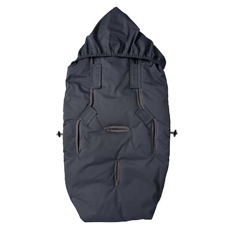 Chancelière pour siège auto bébé LITTLE DOWWNY anthracite+noir 4 - vertbaudet enfant 