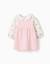 Robe à manches longues en coton peigné avec minnie Rose 1 - vertbaudet enfant 
