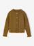 Gilet fille manches longues olive+rose pâle 1 - vertbaudet enfant 