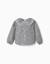 Chemise en coton à motif vichy avec imprimé floral Bleu foncé 1 - vertbaudet enfant 