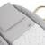 Couffin bébé matelassé avec support en bois Grey/white 4 - vertbaudet enfant 
