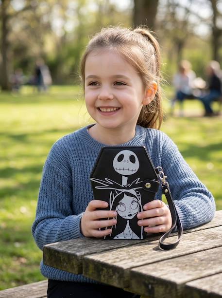 Portefeuille jack et sally l'étrange noël de mr jack Noir 3 - vertbaudet enfant 