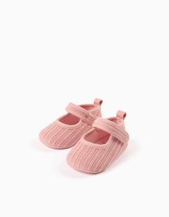 Chaussures-Chaussures bébé 17-26-Chaussons-Babies pré-marche avec fermeture à scratch