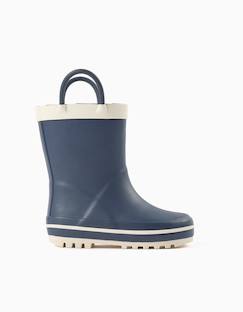 Chaussures-Chaussures bébé 17-26-Bottes de pluie en caoutchouc avec anses