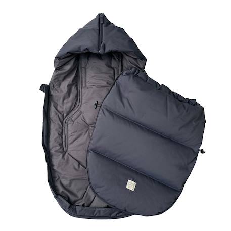 Chancelière pour siège auto bébé LITTLE DOWWNY anthracite+noir 5 - vertbaudet enfant 