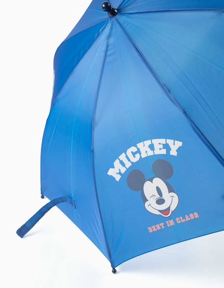 Parapluie automatique avec imprimé mickey Bleu 3 - vertbaudet enfant 