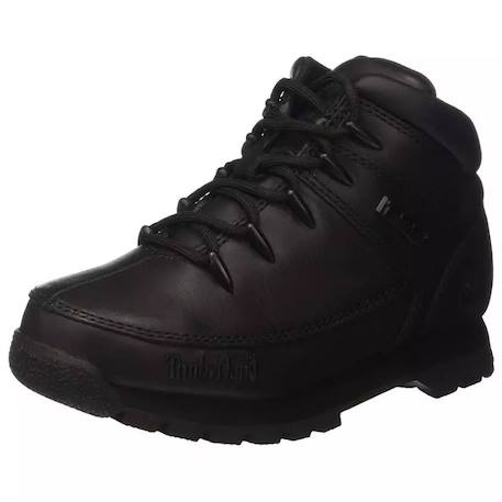 Bottines enfant en cuir Noir+Noir foncé 7 - vertbaudet enfant 