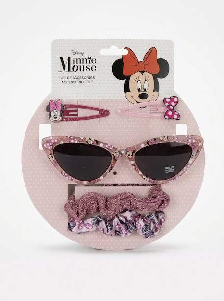 Fille-Ensemble d'accessoires minnie mouse enfant - lunettes, pinces et épingles