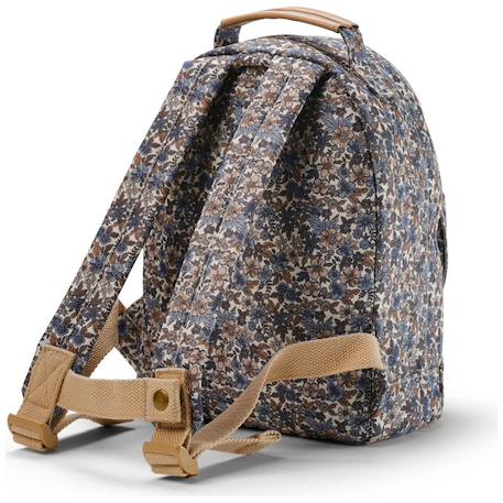 Sac à dos mini blue garden Bleu, marron, blanc 2 - vertbaudet enfant 