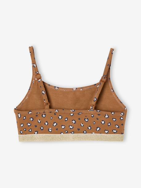 Lot de 2 brassières fille beige 4 - vertbaudet enfant 