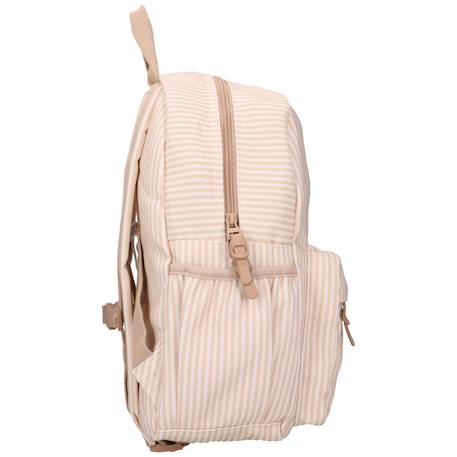Sac à dos enfant nostalgia rayures avions beige (36 cm) Beige 4 - vertbaudet enfant 