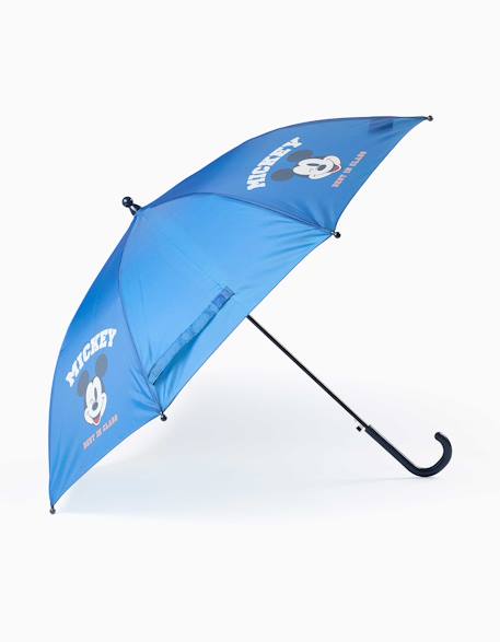 Parapluie automatique avec imprimé mickey Bleu 1 - vertbaudet enfant 