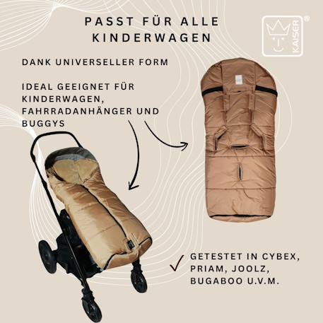 Chancelière thermique Sandy anthracite+kaki+noir+noir/gris+sable+sauge verte 22 - vertbaudet enfant 