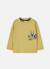 T-shirt garçon imprimé raton laveur Jaune 2 - vertbaudet enfant 