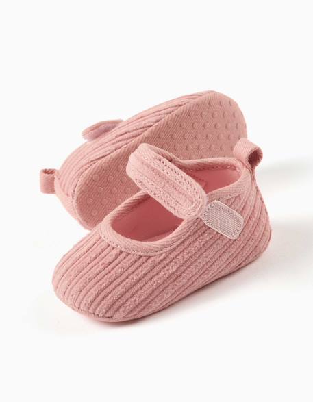 Babies pré-marche avec fermeture à scratch Rose 3 - vertbaudet enfant 
