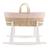 Couffin matelasse + support en bois Rose+Vert 3 - vertbaudet enfant 