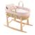 Couffin bébé matelassé avec support en bois Rose 2 - vertbaudet enfant 
