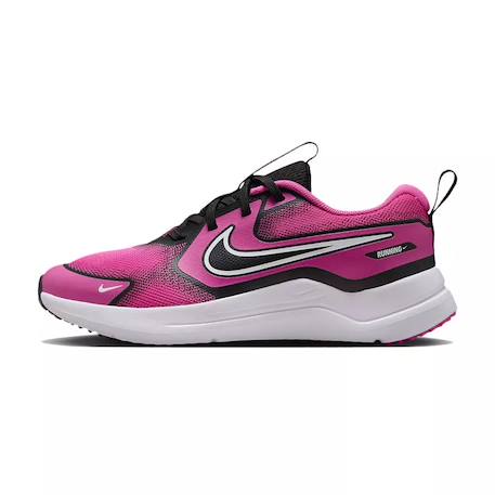 Baskets enfant Fushia/blanc+Noir/gris/fluo+Orange/blanc 1 - vertbaudet enfant 