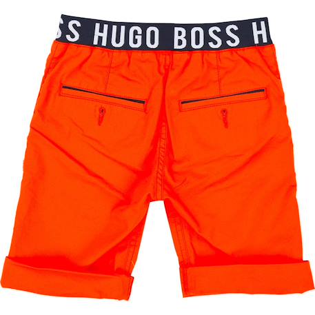 Short enfant en coton Orange foncé 2 - vertbaudet enfant 