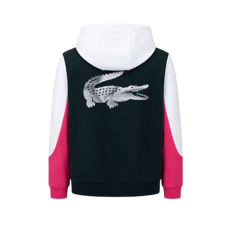 Sweatshirt enfant en coton Farine, rose, noir+Noir foncé 2 - vertbaudet enfant 