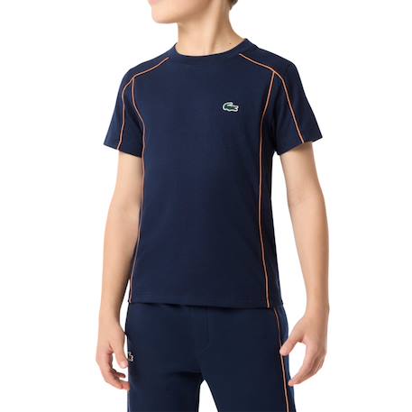 Tee-shirt enfant en coton Marine, orange 3 - vertbaudet enfant 