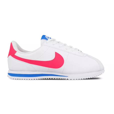 Baskets enfant en cuir Blanc 3 - vertbaudet enfant 
