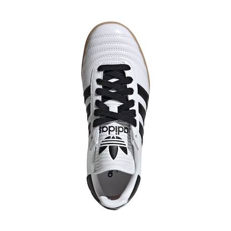 Baskets enfant en cuir Blanc, noir+Blanc, vert, noir 5 - vertbaudet enfant 