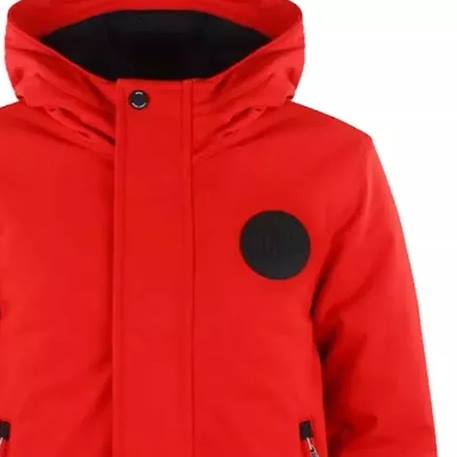 Parka enfant Noir foncé+Rouge 6 - vertbaudet enfant 
